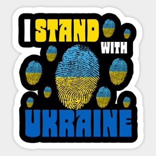 Ukraine trident Ukraine flag Ukrainian flag Ukraine Sticker